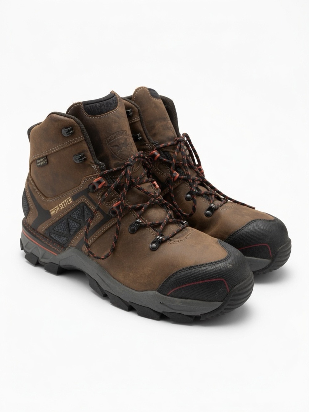 Irish Setter Brown and Black Lace-Up Work/Hiking Boots